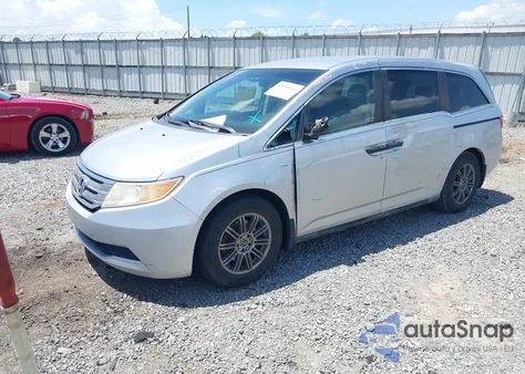 2012 Honda Odyssey Lx из США, поврежденный, VIN 5FNRL5H27CB032435